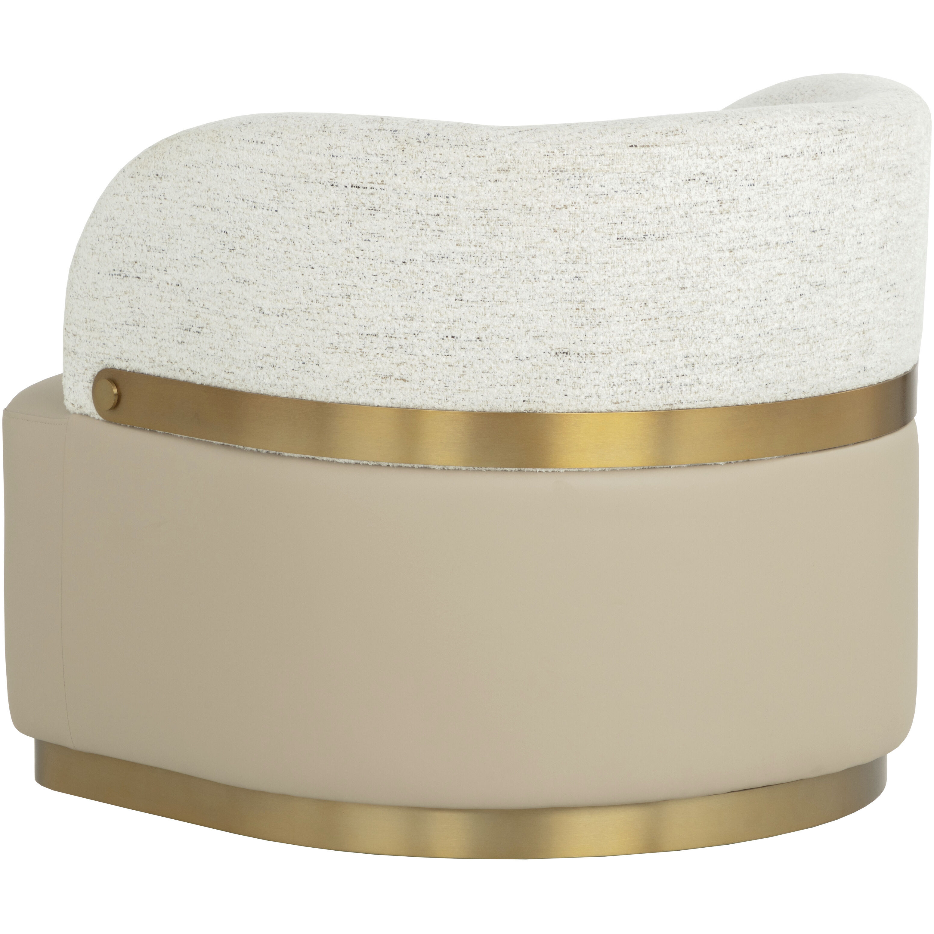 Brinda Napa Beige / Hailey Moon Swivel Lounge Chair